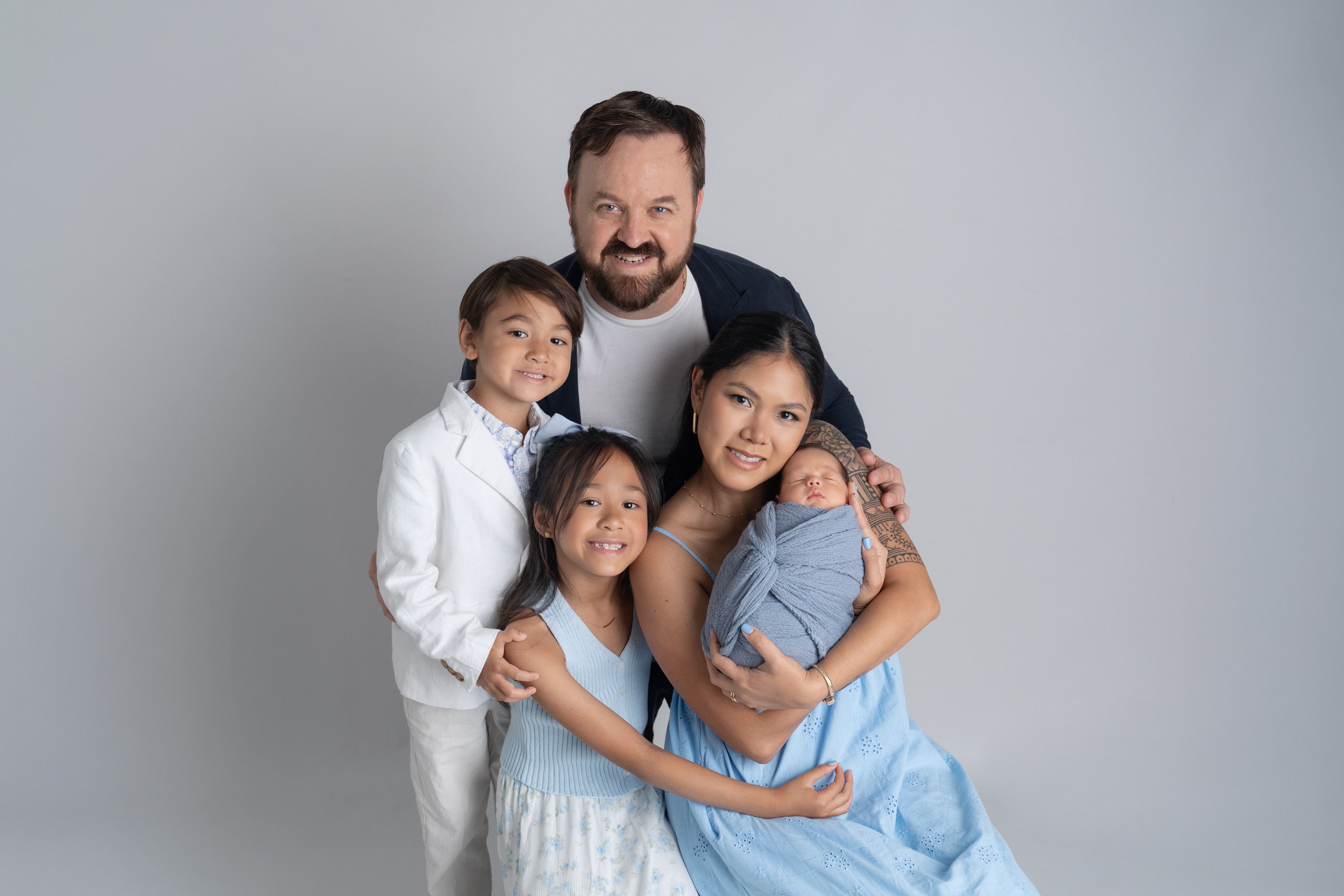 Joseph with his family